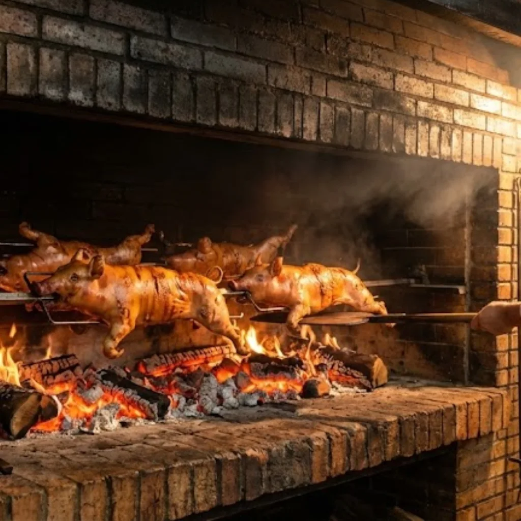 leitão á barriada no forno — Rosa Dos Leitões Quarteira